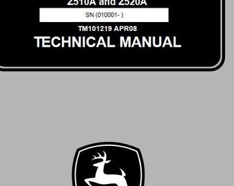 John Deere Z510A Z520A Z-Trak Estate Service Repair Manual TM101219 PDF Download