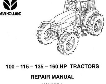 100HP 115HP 135HP 160HP New Holland Tractors Service Repair Manual PDF Download