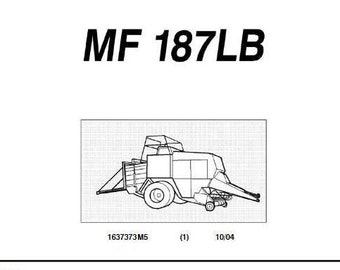 MF 187LB PARTS Catalog Massey Ferguson PDF