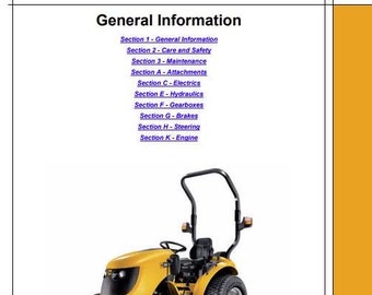 JCB 323HST, 327HST TRACTOR Lawnmover Service Manual Download PDF