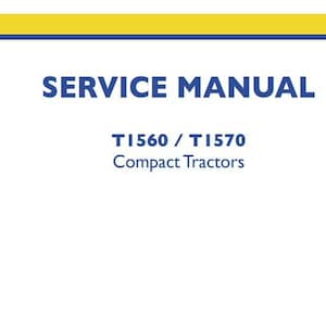 T1560 T1570 New Holland Tractors Service Repair Manual PDF Download