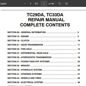 New Holland TC29DA, TC33DA Traktory Serwis Naprawa x2 Instrukcje PDF Pobierz