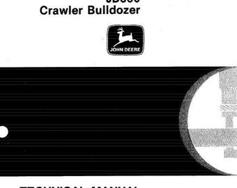 John Deere JD850 Crawler Bulldozer Technical Manual TM-1164 PDF Download