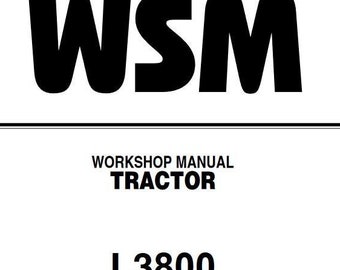 Kubota L3800 Tractors Workshop Manual Pdf