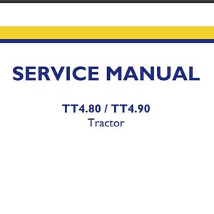 New Holland TT4.80, TT4.90 Tractors Service Repair Manual + Bonus x2 Operators Manuals PDF Download