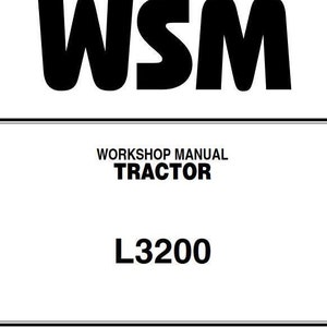 Kubota L3200 Tractors Workshop Manual Pdf