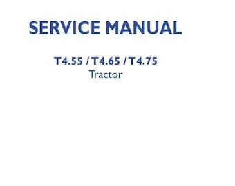 T4.55 T4.65 T4.75 New Holland Tractors Service Repair Manual PDF Download