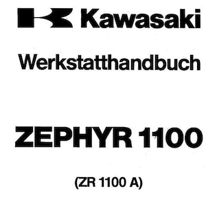 GERMAN Kawasaki ZR1100A Zephir 1100 Service Repair Manual pdf Download