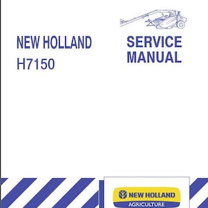 H7150 Mower Conditioner New Holland Service Repair Manual PDF Download
