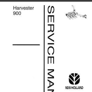 900 Harvester New Holland Service Repair Manual PDF Download
