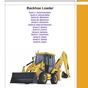 JCB 2CX, 2XCU, 210S, 210SU SERVICE Manual for Backhoe Loaders Download PDF