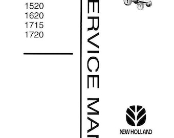 1320 1520 1620 1715 1720 New Holland Tractors Service Repair Manual PDF Download
