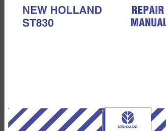 ST830 Chisel Plow New Holland Service Repair Manual PDF Download
