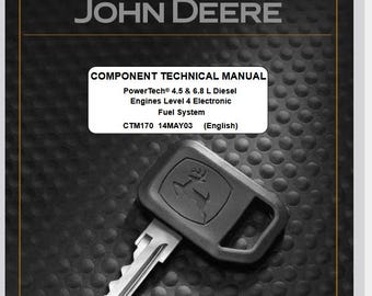 CTM170 PowerTech 4.5 L 6.8 L Diesel Engines Level 4 Electronic Fuel System Technical John Deere Manual PDF Download