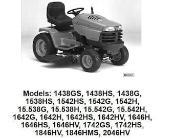 John Deere Sabre 1438 1538 1542 15.538 G GS HS H Sabre Tractors Service Repair Manual PDF Download