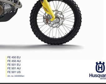 2014 Husqvarna Fe 450 Fe 501 EU AU US Repair Workshop Service Manual Pdf Download