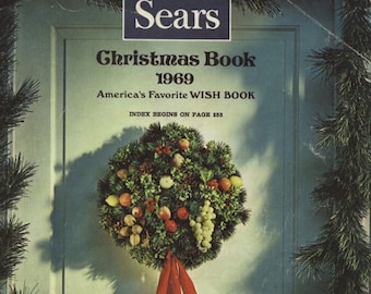 1969 Sears Christmas Catalog Wishbook PDF E-book, Sears Toys Holiday