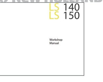 X2 New Holland LS140 LS150 Skid Steer Service Repair Manual PDF Download