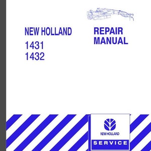 1431 1432-Mower Conditioner New Holland Service Repair Manual PDF Download