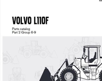 Volvo L110F Wheel Loader Parts Catalog Manual Instant Download PDF