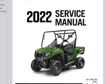 2022 Prowler 500 Service / Operators / Wiring Manual Arctic Cat ATV Pdf Download