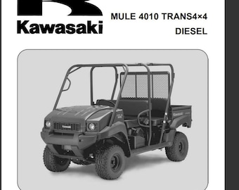 2009-2013 MULE 4010 TRANS Diesel 4X4 Kaf950 Factory Service Repair Manual KAWASAKI pdf Download 99924-1409-05