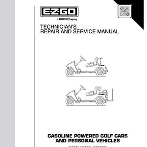 Gas 1999-2000 Fleet, Freedom, 4 Caddy Shuttle Golf Cart Service Manual Pdf Pobierz