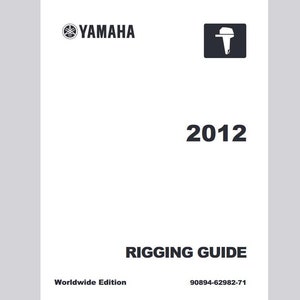 Puede incluir: Guía de aparejo Yamaha 2012, Edición mundial, 90894-62982-71
