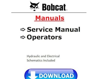 Bobcat 440 440B 443 443B Skid Steer Loader Manual Service Repair Operators 6566694 6570160