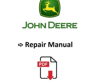 Repair for 4100 John Deere Compact Utility Tractor Service Technical Manual TM1630 Pdf Download