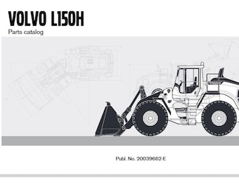 Volvo L150H Wheel Loader Parts Catalog Manual Instant Download PDF