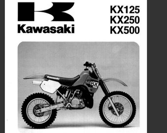 1990 to 2004 Repair Manual Kawasaki KX125, KX250, KX500 Service Manual PDF Download