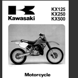 1990 to 2004 Repair Manual Kawasaki KX125, KX250, KX500 Service Manual PDF Download