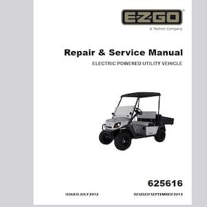 2012 2013 Terrain 250 EZ go Electric サービスマニュアル PDF ダウンロード