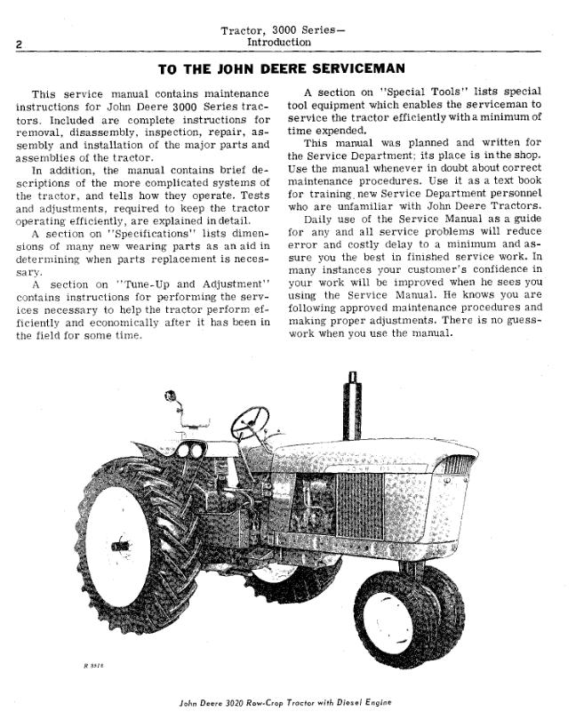 John Deere B BN BNH BW BWH Tractor Service Manual 2004 – Brand New, Perfect Condition