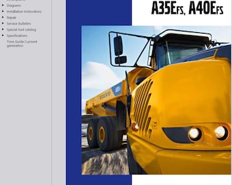 Volvo A35E FS Articulated Haulers Dump Truck ADT Service Repair Workshop Manual PDF Download