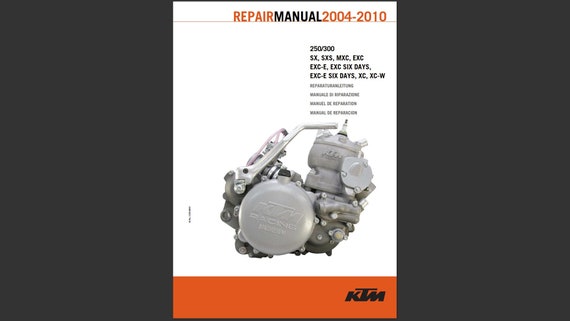 2004-2010 - KTM 250 300 SX Sxs Mxc Exc Exc-e Six Days Xc XC-W