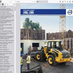 Volvo L45G Wheel Loader Service Repair Workshop Manual PDF Download