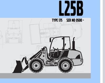 Volvo L25B Type 175 Wheel Loader Parts Catalog Manual Instant Download PDF