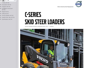 Volvo MC70C Skid Steer Loader Service Repair Workshop Manual AND Parts Catalog PDF Download
