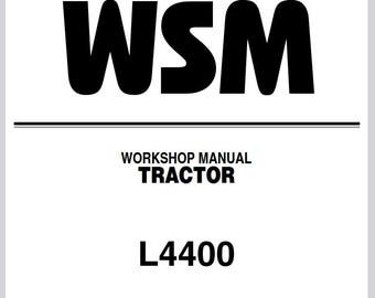 WSM - L4400 Kubota Tractors Workshop Service Repair Manual Pdf Download