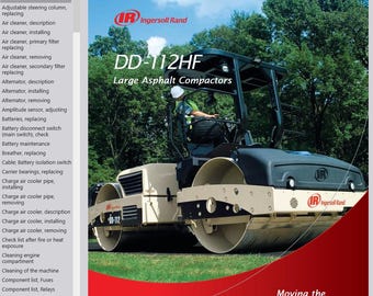 Volvo DD112HF Drum Compactor Service Repair Workshop Manual PDF Download