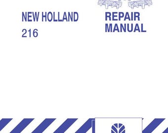 216 Double Rake New Holland Service Repair Manual PDF Download