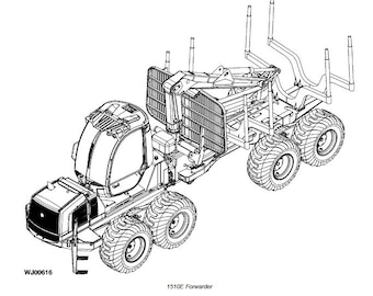 PARTS - 1510E Forwarder Parts Catalog PC9804 John Deere Parts Manual PDF Download