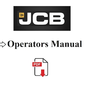 JCB 1400B, 3CX, 1550B, 4CN, 1700B Backhoe Loaders Operators Owners Manual Download PDF