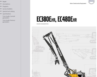 VOLVO EC480E HR Excavator Service Repair Workshop Manual PDF Download