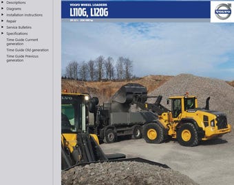 Volvo L110G Wheel Loader Service Repair Workshop Manual PDF Download