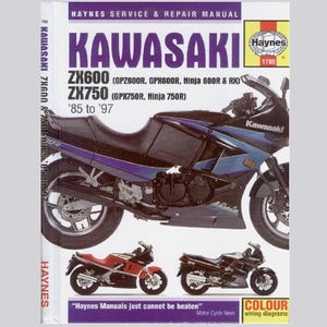 Kawasaki ZX600, ZX750 1985-1997 Service Repair Manual pdf Download