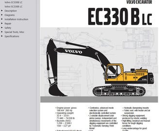 Volvo EC330B LC Excavator Service Repair Workshop Manual PDF Download