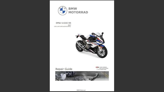 BMW S 1000 RR K67 Workshop Service Manual Repair PDF Digital